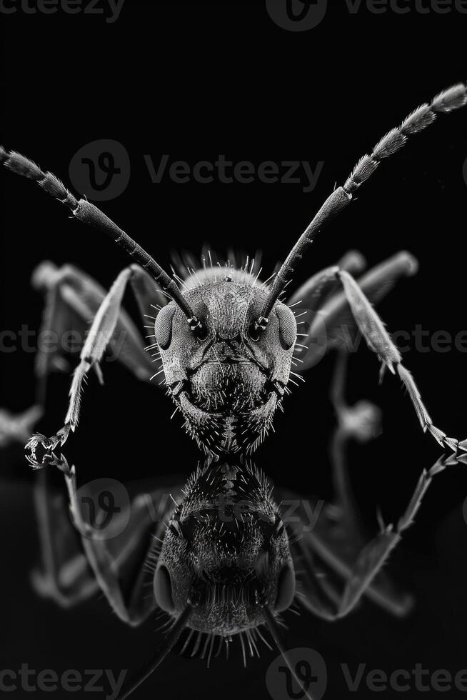 portrait studio photograph of leafcutter ant photo