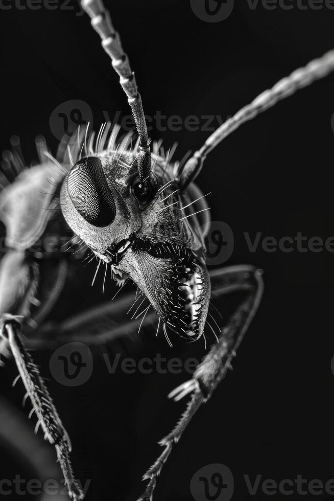 portrait studio photograph of leafcutter ant photo