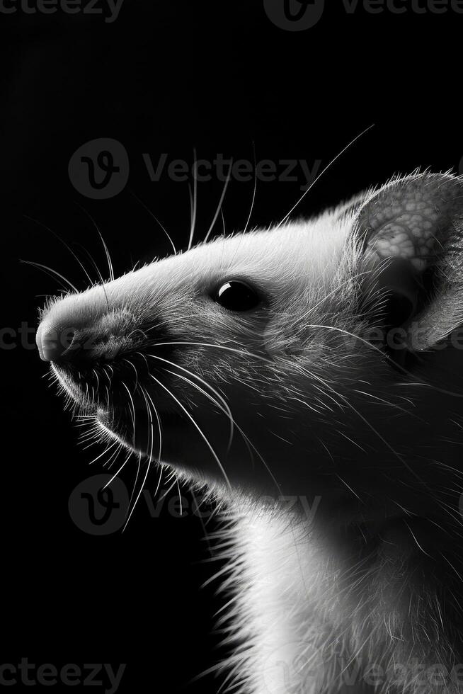 portrait studio photograph of marsupial photo