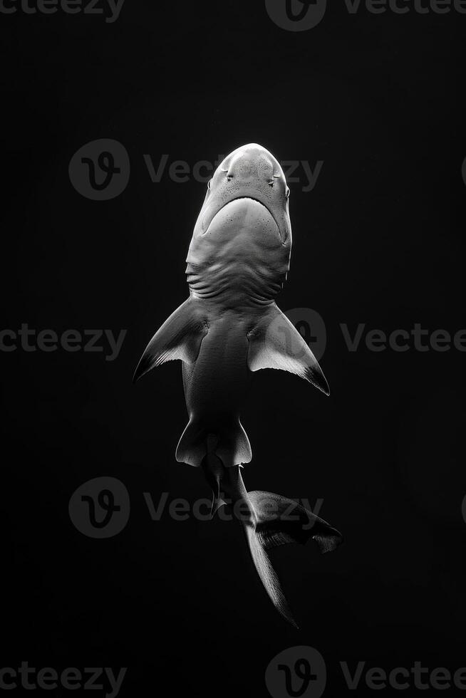 portrait studio photograph of nurse shark photo