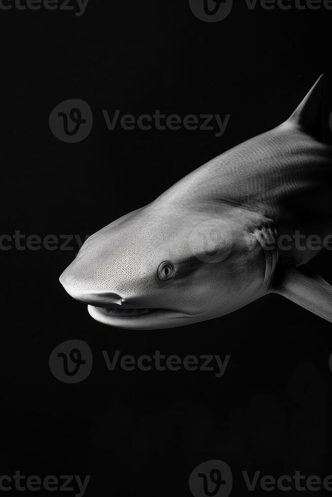 portrait studio photograph of nurse shark photo