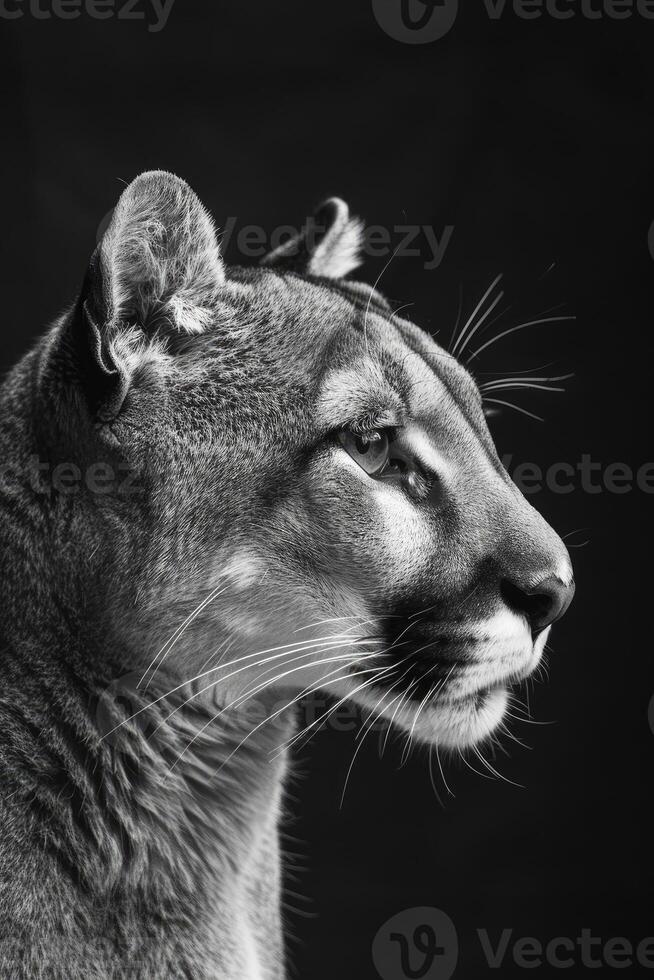 portrait studio photograph of puma photo