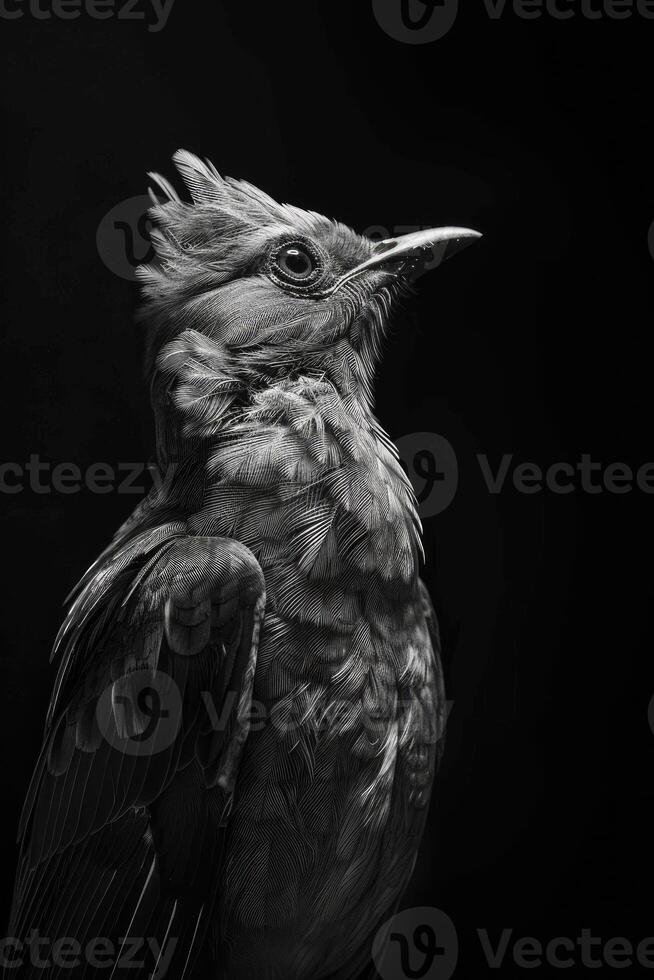 portrait studio photograph of quetzal photo