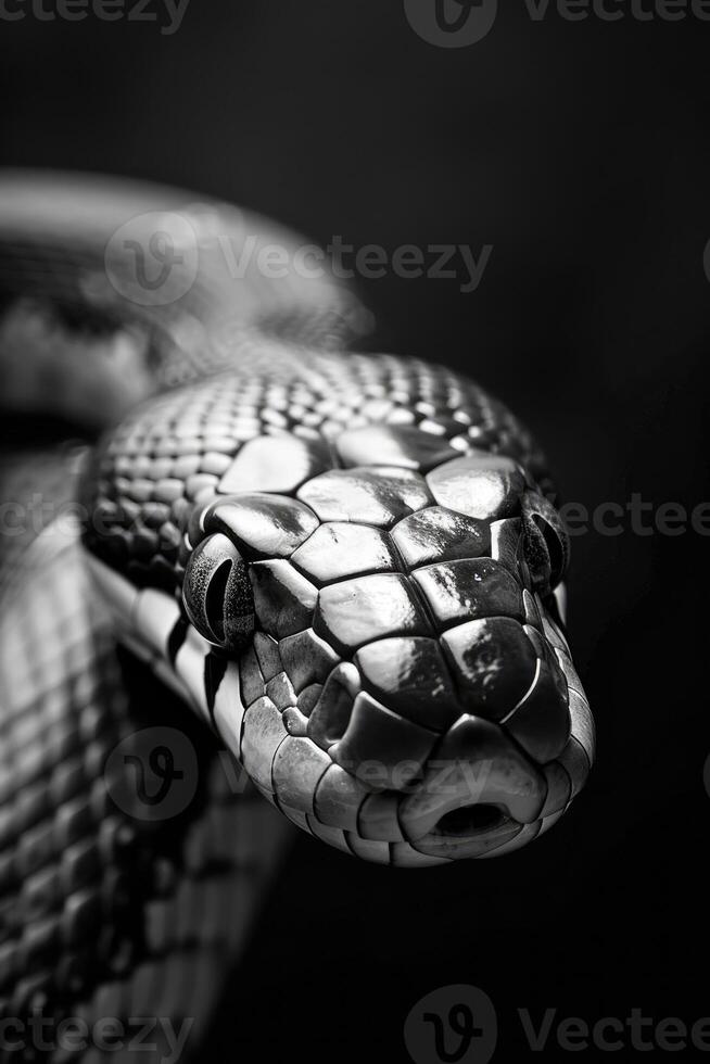 portrait studio photograph of snake photo