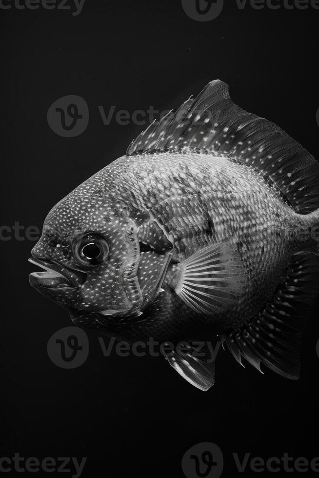 portrait studio photograph of sunfish photo