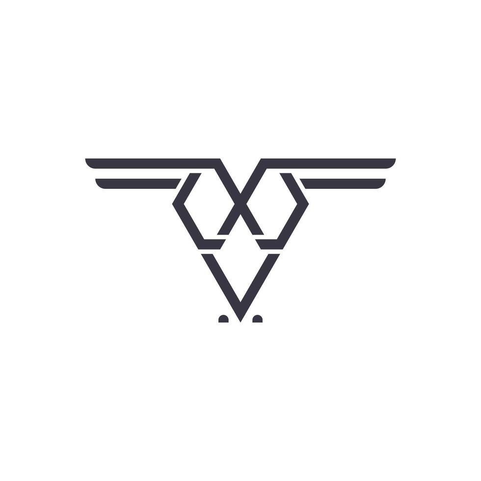 Owl logo design with modern unique style concept vector