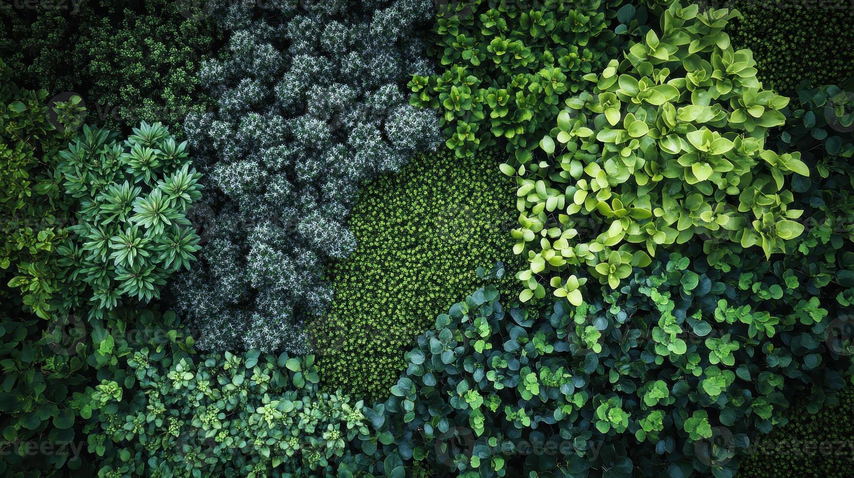 Lush Greenery Displaying a Variety of Plants in Different Shades at a Botanical Garden During Daylight photo