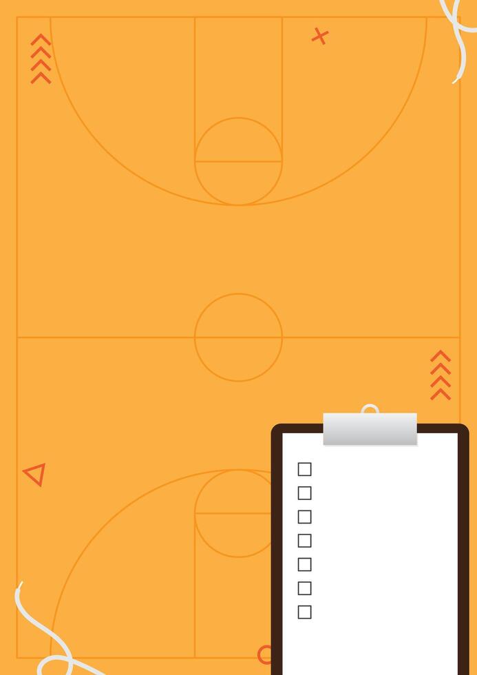 basketball poster template vector