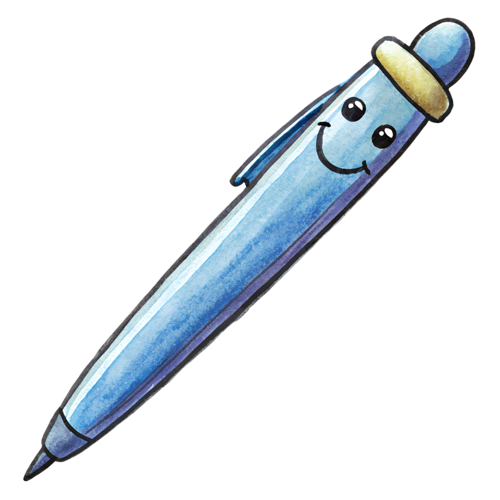 Hand Drawn Pen Illustration. png