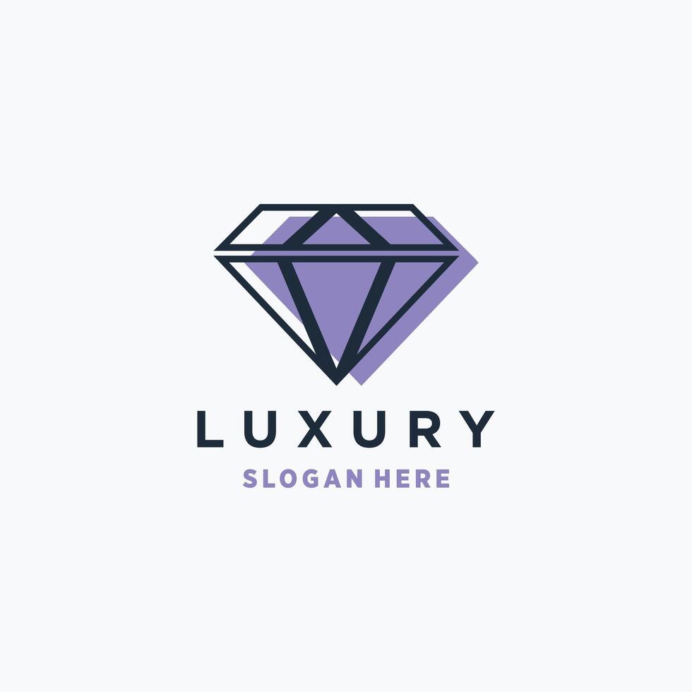 diamond logo icon design template vector