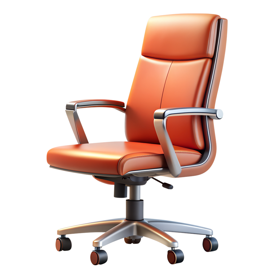 Modern Office Chair isolated transparent background. png