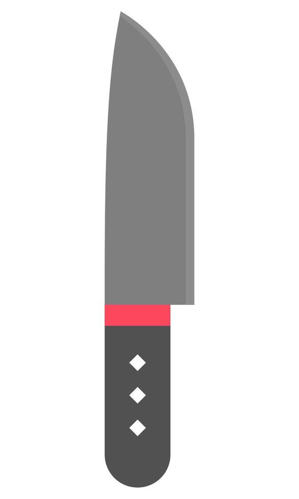 Knife flat icon isolated on white background. vector