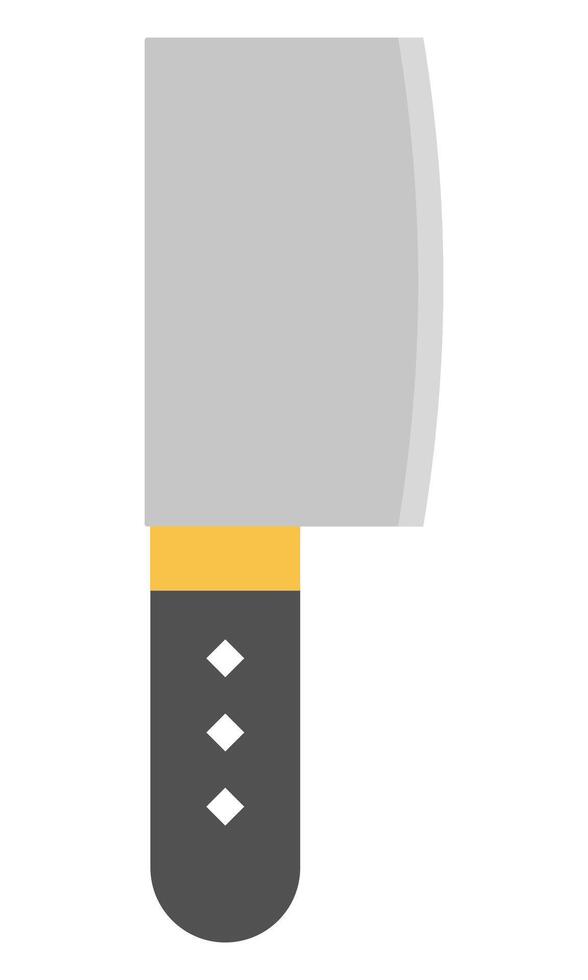 Cleaver flat icon isolated on white background. vector