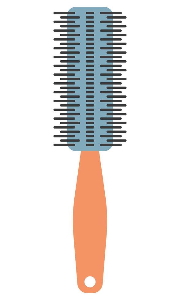 Hair comb flat icon isolated on white background. vector