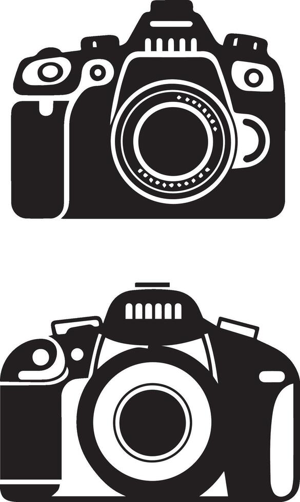 Camera DSLR technology vector