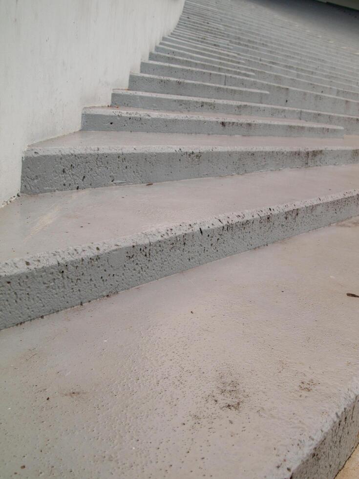 concrete staircase in the park photo