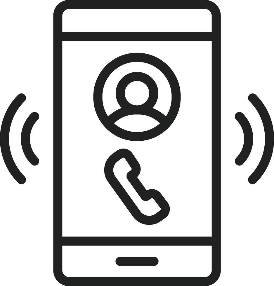 Calling icon vector image. Suitable for mobile apps, web apps and print media.