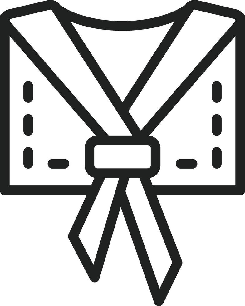 Collar icon vector image. Suitable for mobile apps, web apps and print media.