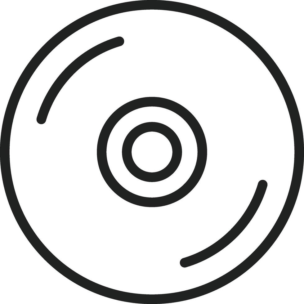 Compact Disc icon vector image. Suitable for mobile apps, web apps and print media.