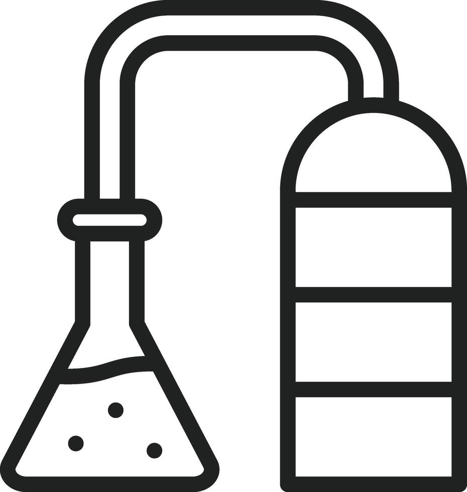 Distillation icon vector image. Suitable for mobile apps, web apps and print media.