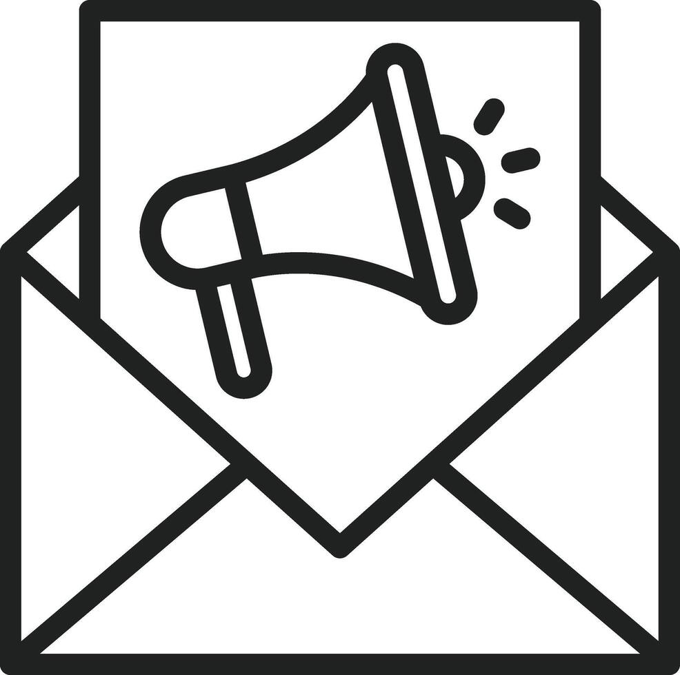 Email Marketing icon vector image. Suitable for mobile apps, web apps and print media.