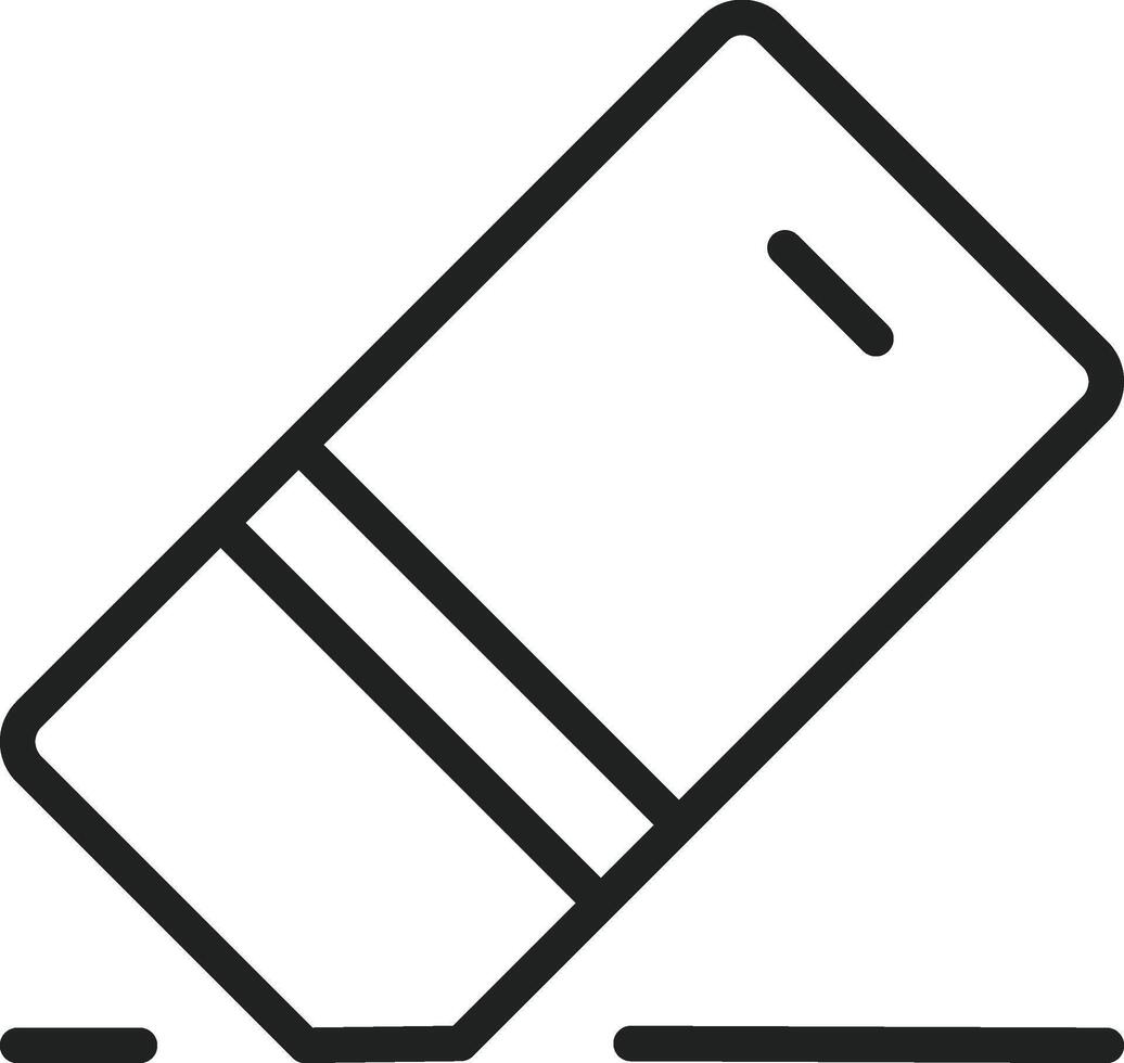 Eraser icon vector image. Suitable for mobile apps, web apps and print media.