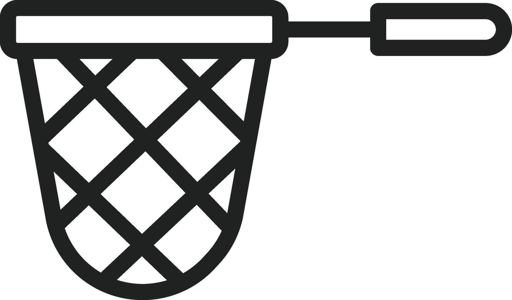 Fishing Net icon vector image. Suitable for mobile apps, web apps and print media.