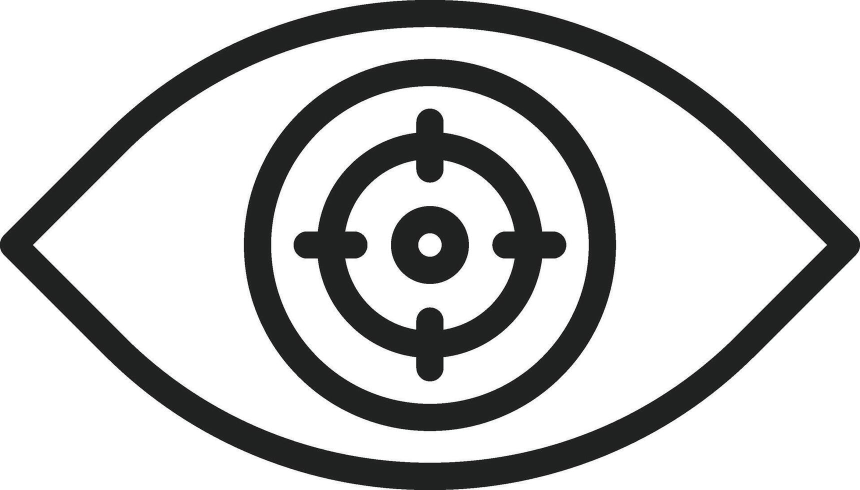 Focus icon vector image. Suitable for mobile apps, web apps and print media.