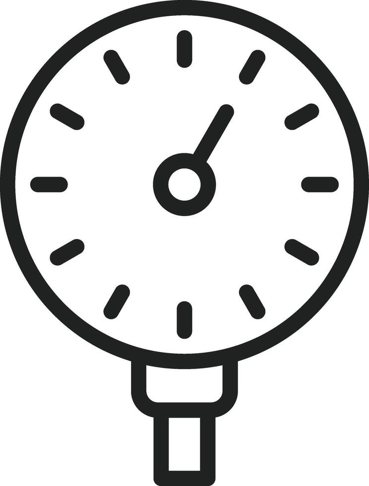 Gauge icon vector image. Suitable for mobile apps, web apps and print media.