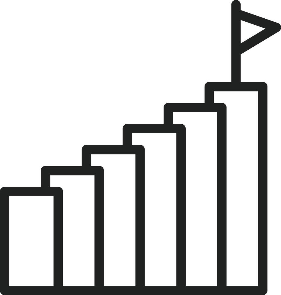 Goal icon vector image. Suitable for mobile apps, web apps and print media.