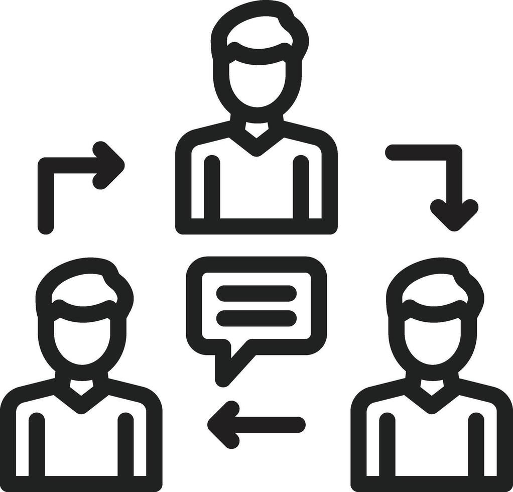 Group Chat icon vector image. Suitable for mobile apps, web apps and print media.