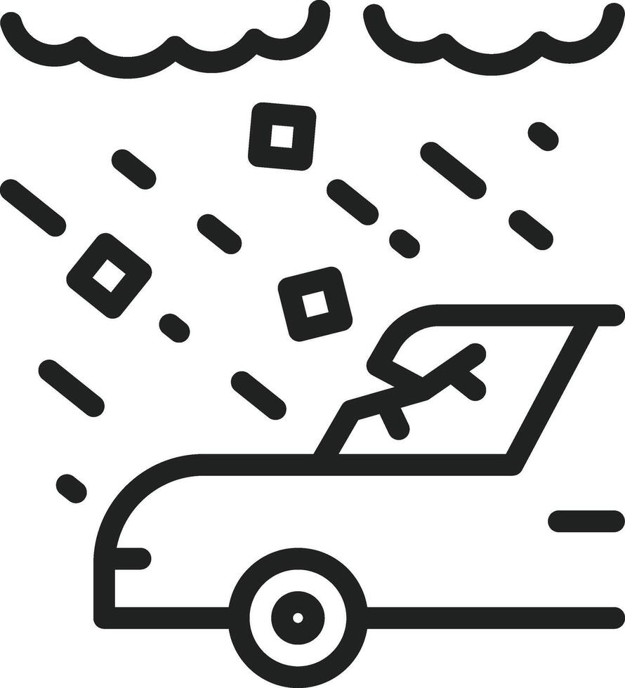 Hail icon vector image. Suitable for mobile apps, web apps and print media.
