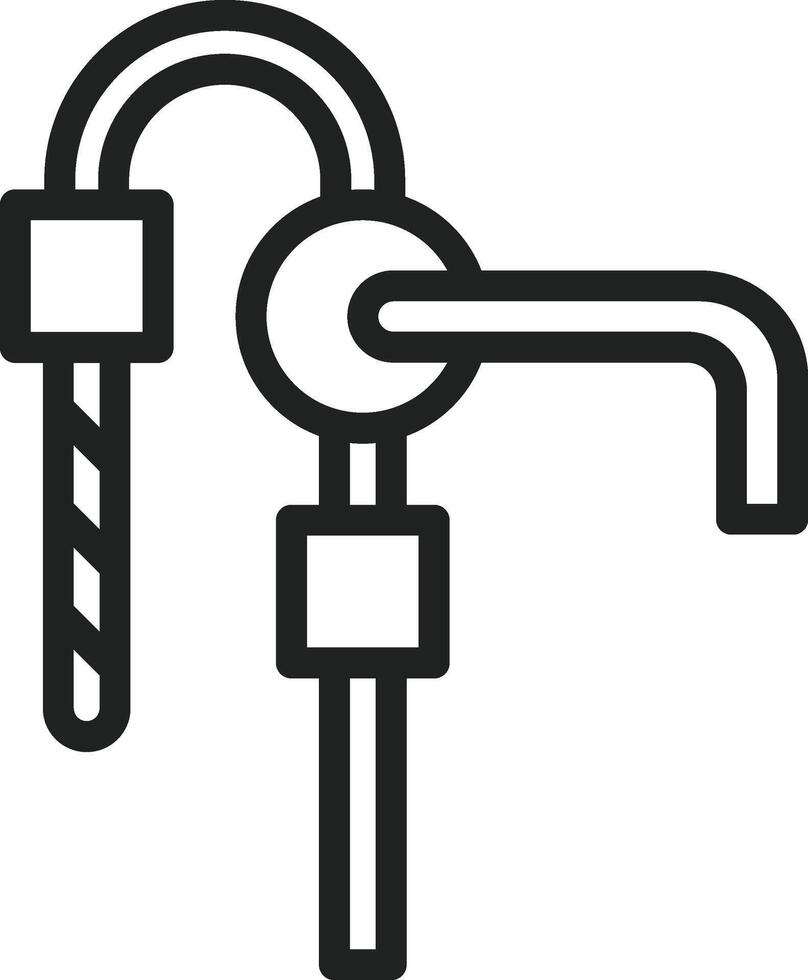 Hand Pump icon vector image. Suitable for mobile apps, web apps and print media.