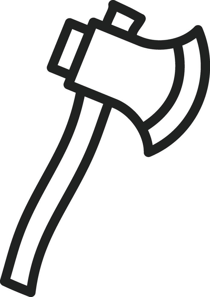 Hatchet icon vector image. Suitable for mobile apps, web apps and print media.