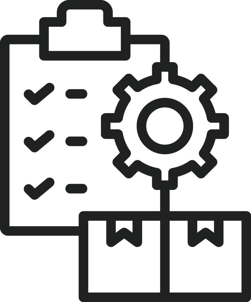 Inventory Setting icon vector image. Suitable for mobile apps, web apps and print media.