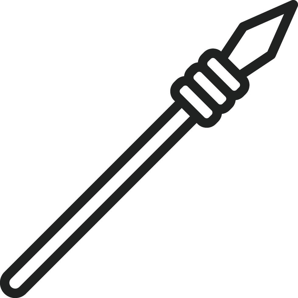 Lance icon vector image. Suitable for mobile apps, web apps and print media.