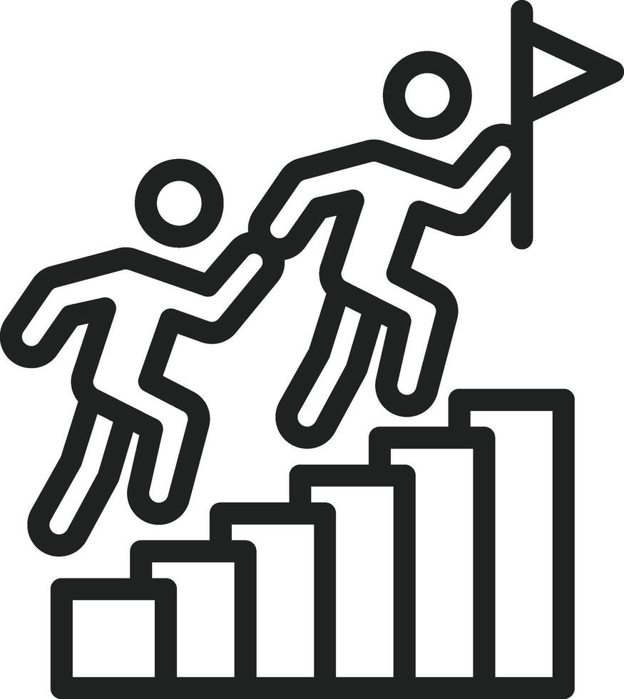 Leadership icon vector image. Suitable for mobile apps, web apps and print media.