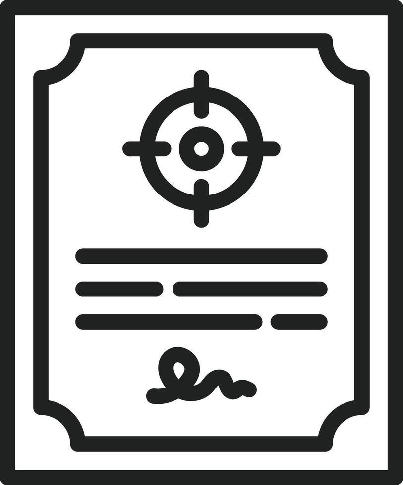 License icon vector image. Suitable for mobile apps, web apps and print media.