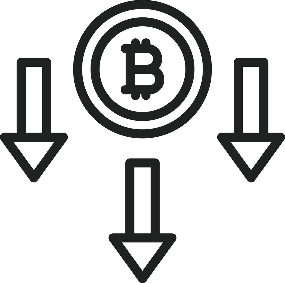 Loss icon vector image. Suitable for mobile apps, web apps and print media.
