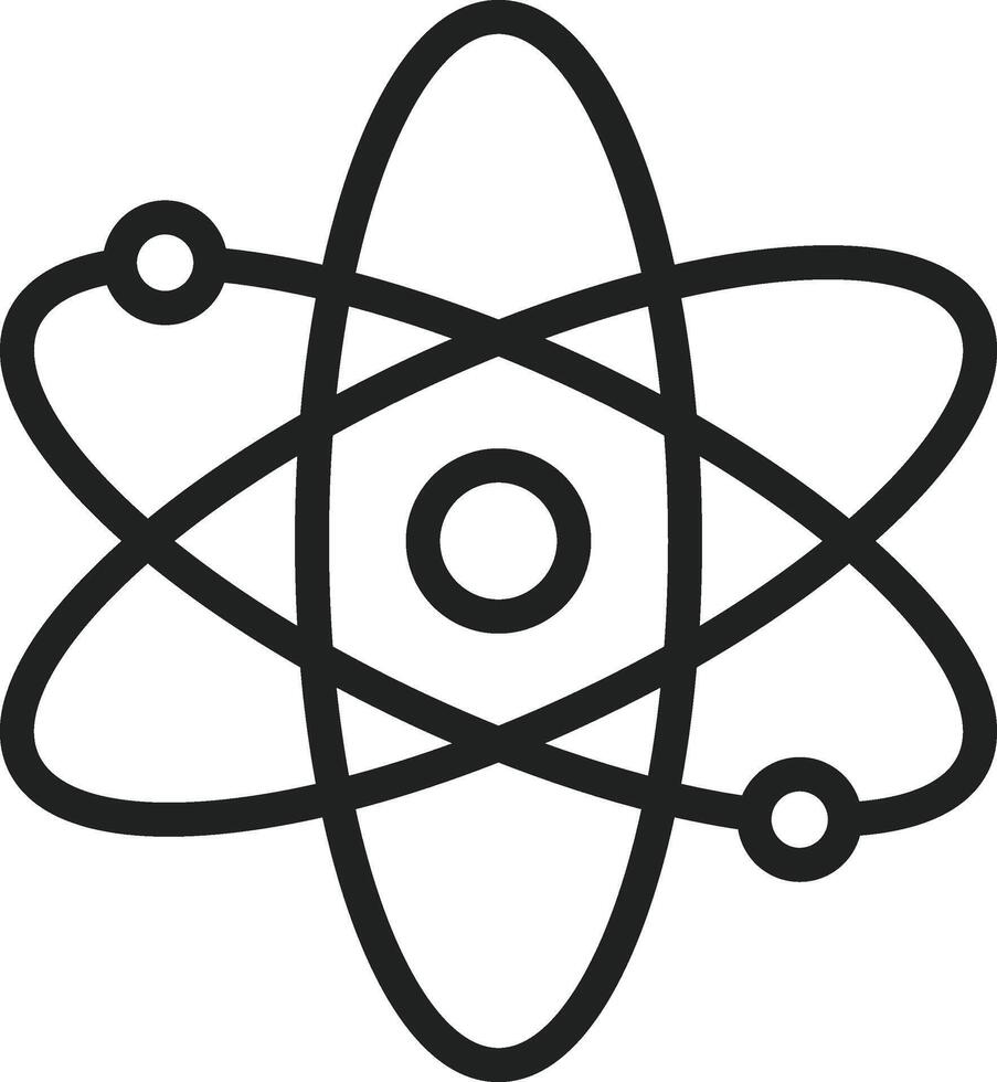 Nuclear icon vector image. Suitable for mobile apps, web apps and print media.