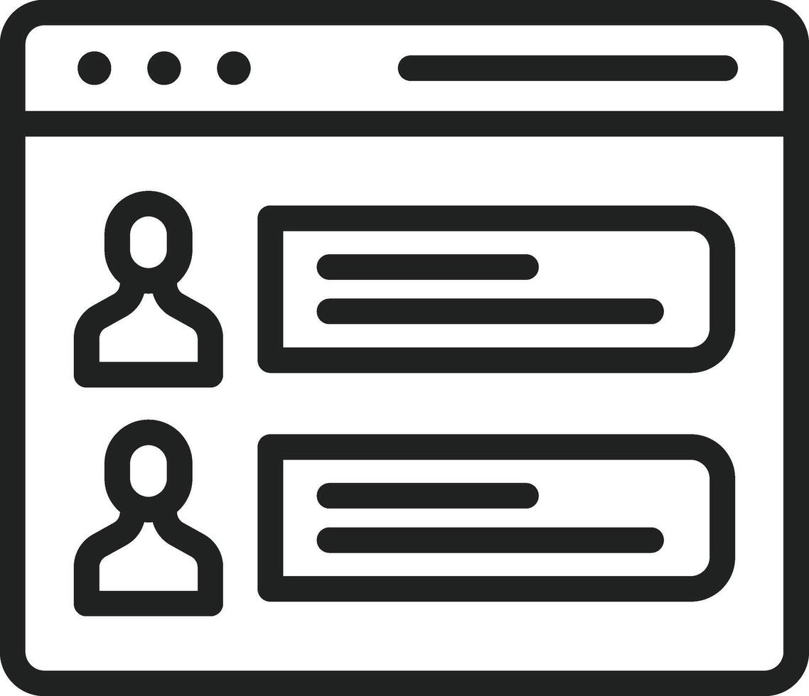 Online Talking icon vector image. Suitable for mobile apps, web apps and print media.