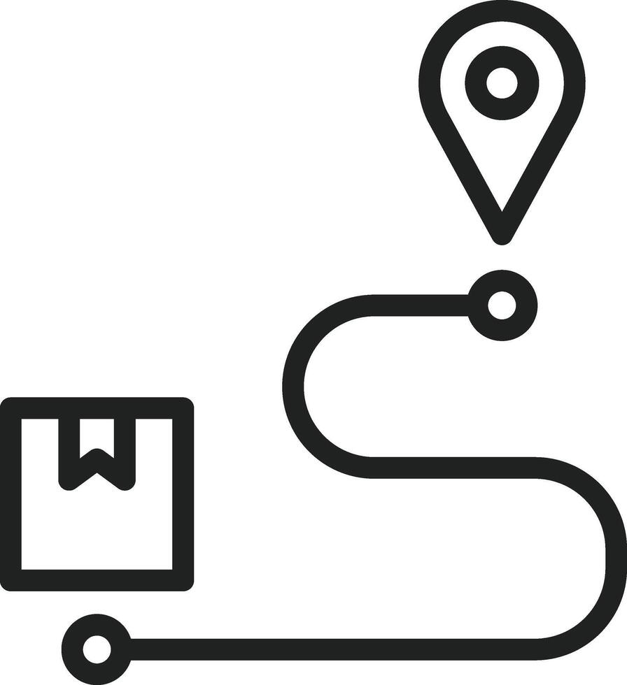 Package Tracking icon vector image. Suitable for mobile apps, web apps and print media.