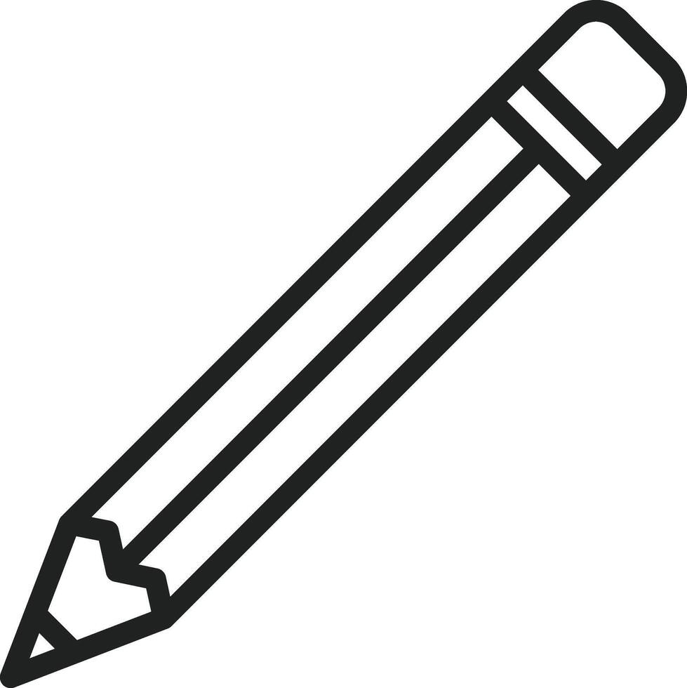 Pencil icon vector image. Suitable for mobile apps, web apps and print media.