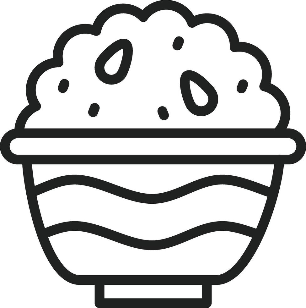 Phirni icon vector image. Suitable for mobile apps, web apps and print media.