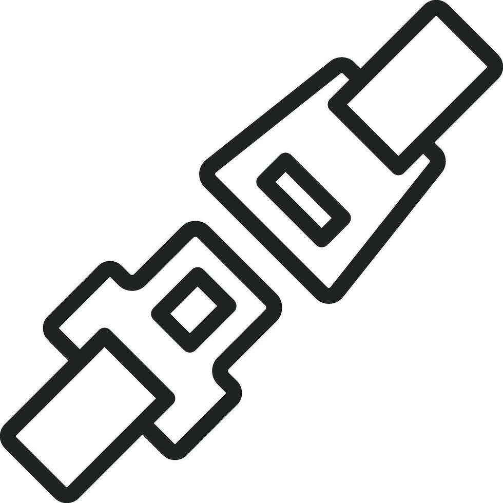 Seat Belt icon vector image. Suitable for mobile apps, web apps and print media.