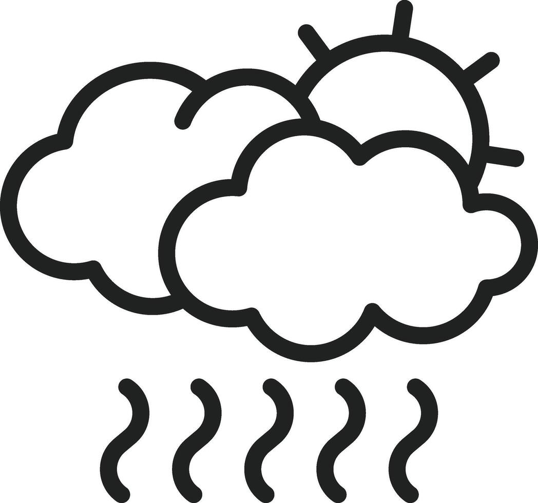Smog icon vector image. Suitable for mobile apps, web apps and print media.