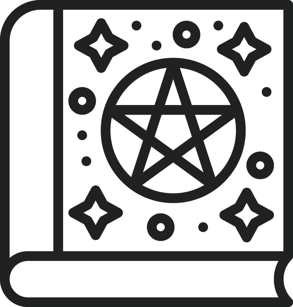Spellbook icon vector image. Suitable for mobile apps, web apps and print media.