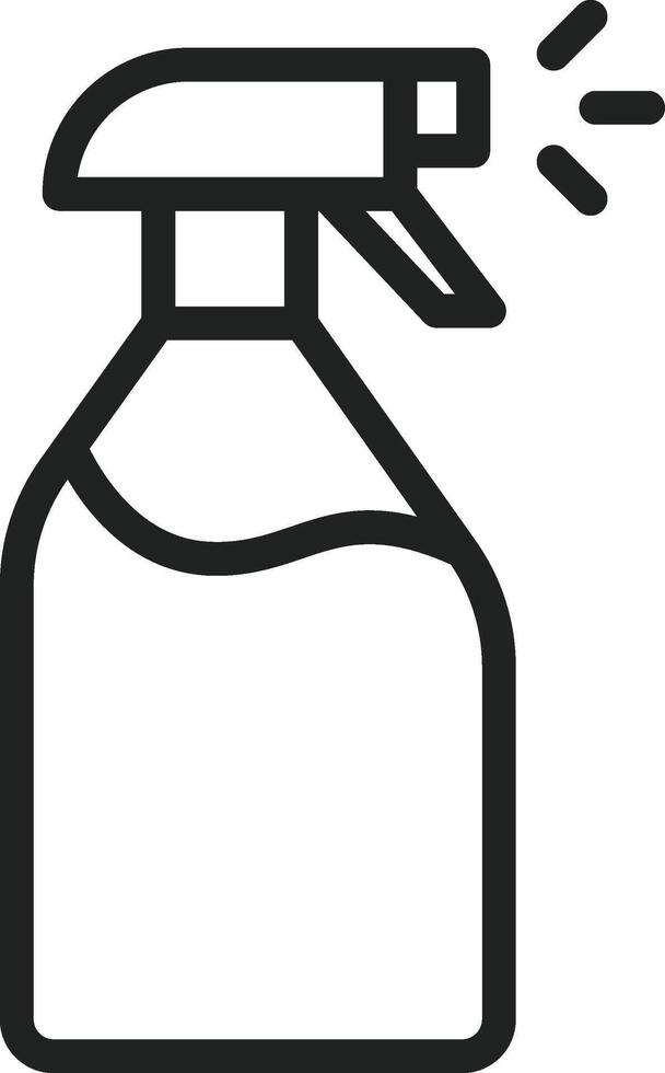 Spray Bottle icon vector image. Suitable for mobile apps, web apps and print media.