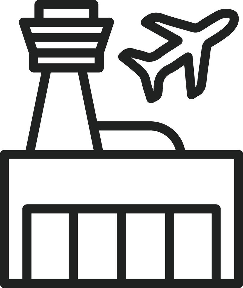 Airport icon vector image. Suitable for mobile apps, web apps and print media.