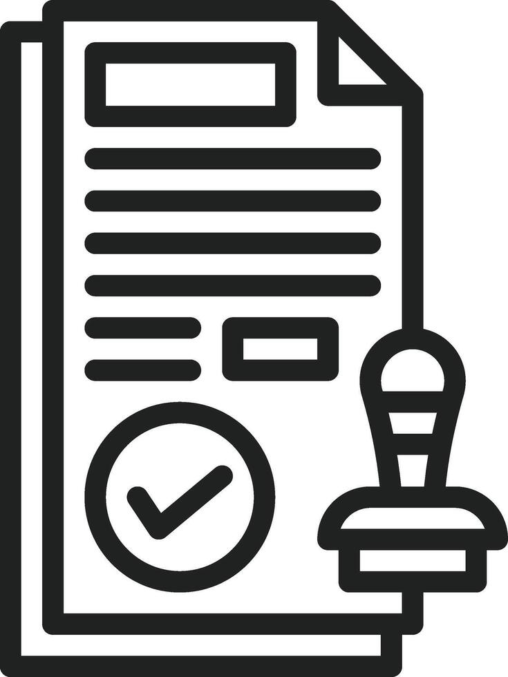 Approved icon vector image. Suitable for mobile apps, web apps and print media.